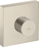 Купить купить термостат axor showersolutions 120/120, скрытого монтажа, квадратный, шлифованный никель арт. 10755820