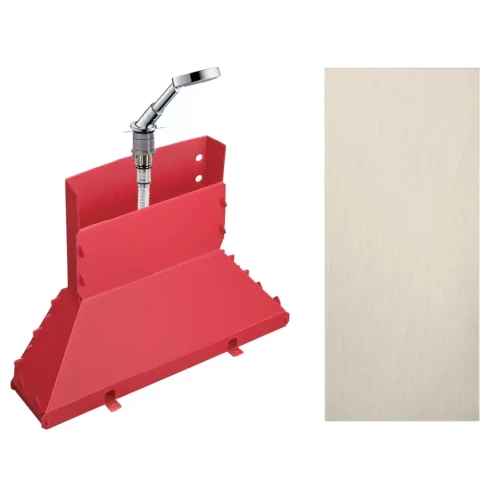 Купить купить набор на край ванны axor secuflex, с ручным душем, шлифованный никель арт. 19418820