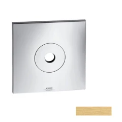 Настенная/потолочная панель Axor Citterio, квадратная, 170 мм, шлифованное золото арт. 27419250