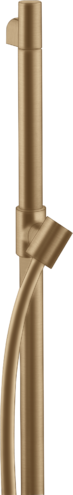 Купить купить штанга для душа со шлангом axor starck, 90 см, шлифованная бронза арт. 27830140