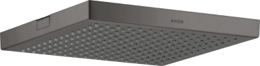 Купить купить верхний душ axor showersolutions 240/240 1jet, потолочный монтаж, шлифованный черный, хром арт. 10924340