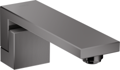 Излив на ванну AXOR Edge с алмазной огранкой, полированный черный, хром арт. 46411330