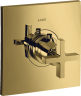 Купить купить термостат axor citterio highflow с крестообразной рукояткой, полированное золото арт. 39716990