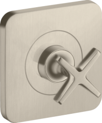 Запорный вентиль AXOR Citterio E 120/120, скрытого монтажа, матовый никель арт. 36771820