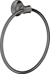 Полотенцедержатель AXOR Montreux кольцевой полированный черный, хром арт. 42021330