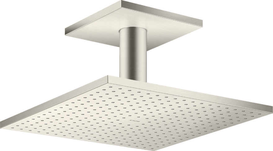 Купить купить верхний душ axor showersolutions 300/300 1jet, с потолочным подсоединением, сталь арт. 35316800