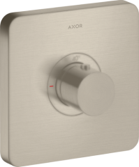 Термостат AXOR ShowerSelect HighFlow, скрытого монтажа, softsquare, матовый никель арт. 36711820