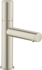 Смеситель AXOR Uno для раковины 110, с рукояткой zero, с незапираемым сливным набором, шлифованный никель арт. 45002820