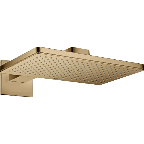 Купить купить верхний душ axor showersolutions, 1 jet, с держателем и квадратной розеткой, 460x270 мм, полированная бронза арт. 35278130