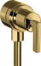 Купить купить шланговое удлинение axor citterio с клапаном обратного тока, с запорным вентилем, с рычаговой рукояткой, полированное золото арт. 39882990
