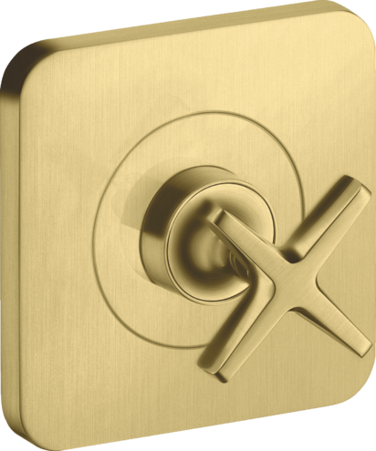 Купить купить запорный вентиль axor citterio e 120/120, скрытого монтажа, матовая латунь арт. 36771950