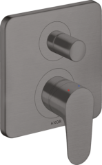 Смеситель для ванны AXOR Citterio M со встроенной защитной комбинацией EN1717, матовый черный, хром арт. 34427340