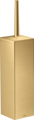 Держатель для туалетной щетки настенный AXOR Universal Rectangular, матовое золото арт. 42655250