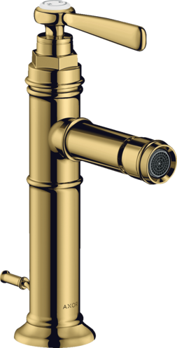 Купить купить смеситель для биде axor montreux, однорычажный, со сливным гарнитуром, полированное золото арт. 16526990