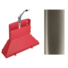 Набор на край ванны Axor Secuflex, с ручным душем, полированный никель арт. 19418830