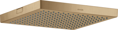 Купить купить верхний душ axor showersolutions 240/240 1jet, потолочный монтаж, шлифованная бронза арт. 10924140