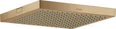 Верхний душ AXOR ShowerSolutions 240/240 1jet, потолочный монтаж, шлифованная бронза арт. 10924140