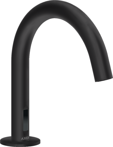 Купить купить смеситель axor uno для раковины электронный с предустановкой температуры, работа от сети 230 v, матовый черный арт. 38010670