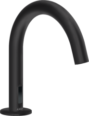 Смеситель AXOR Uno для раковины электронный с предустановкой температуры, работа от сети 230 V, матовый черный арт. 38010670