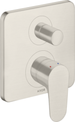 Смеситель для ванны AXOR Citterio M со встроенной защитной комбинацией EN1717, сталь арт. 34427800