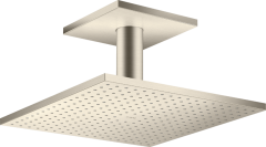 Верхний душ AXOR ShowerSolutions 300/300 1jet, с потолочным подсоединением, матовая латунь арт. 35316950