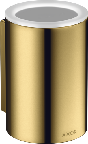 Купить купить стаканчик для зубных щеток axor universal circular настенный, полированное золото арт. 42804990