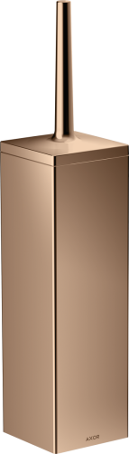 Купить купить держатель для туалетной щетки настенный axor universal rectangular, полированное красное золото арт. 42655300