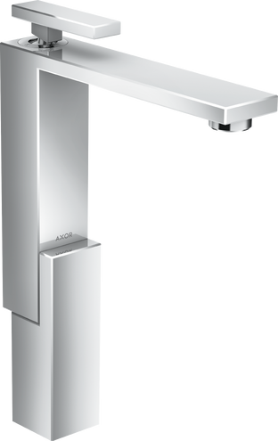 Купить купить смеситель для раковины axor edge 280 со сливным клапаном push-open, хром арт. 46030000