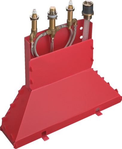 Купить купить скрытая часть смесителя на край ванны axor, на 4 отверстия арт. 15480180