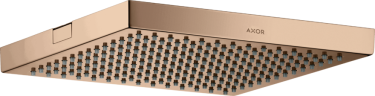 Купить купить верхний душ axor showersolutions 240/240 1jet, потолочный монтаж, полированное красное золото арт. 10924300
