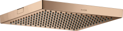 Верхний душ AXOR ShowerSolutions 240/240 1jet, потолочный монтаж, полированное красное золото арт. 10924300