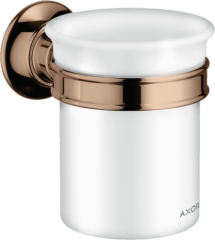 Стаканчик для зубных щеток AXOR Montreux полированное красное золото арт. 42134300