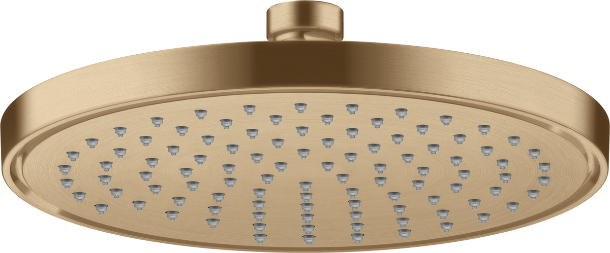 Купить купить верхний душ axor showersolutions 220 1jet ecosmart, матовая бронза арт. 35383140