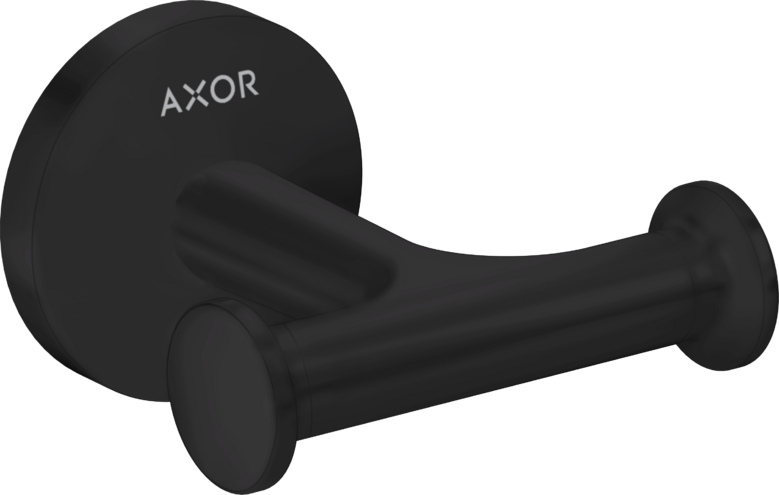 Купить купить двойной крючок axor universal circular, матовый черный арт. 42812670