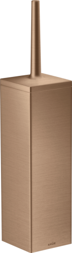 Купить купить держатель для туалетной щетки настенный axor universal rectangular, матовое красное золото арт. 42655310
