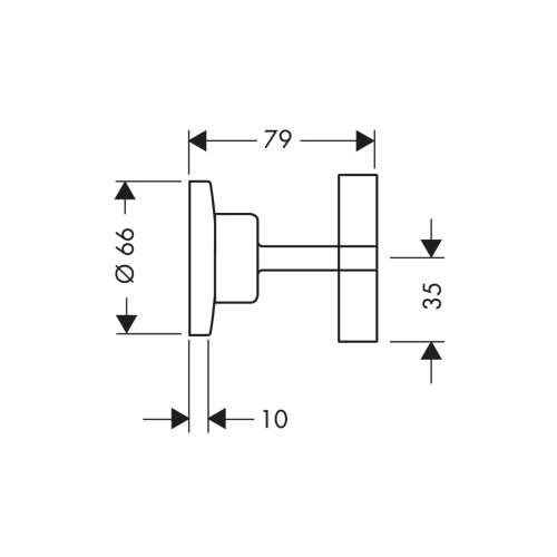 Купить купить запорный вентиль axor citterio с крестообразной рукояткой, хром арт. 39965000
