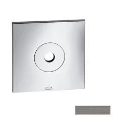 Настенная/потолочная панель Axor Citterio, квадратная, 170 мм, шлифованный черный, хром арт. 27419340