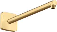 Держатель верхнего душа Axor ShowerSolutions, softsquare, 390 мм, квадратный, шлифованное золото арт. 26967250