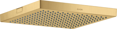 Купить купить верхний душ axor showersolutions 240/240 1jet, потолочный монтаж, шлифованное золото арт. 10924250