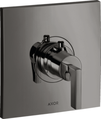 Термостат AXOR Citterio Highflow с рычажной рукояткой, полированный черный, хром арт. 39711330