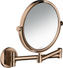 Купить купить зеркало косметическое axor universal circular, полированное красное золото арт. 42849300
