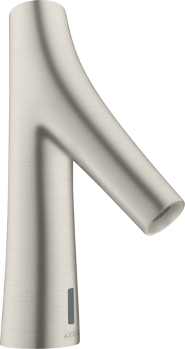 Купить купить смеситель для раковины axor starck organic, электронный, без регулировки температуры, питание от сети 230v, сталь арт. 12174800