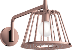 Верхний душ AXOR LampShower/Nendo 275 1jet, с потолочным подсоединением, полированное красное золото арт. 26031300