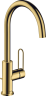 Купить купить смеситель для раковины axor uno 240 с рукояткой-петлей, со сливным гарнитуром, полированное золото арт. 38036990