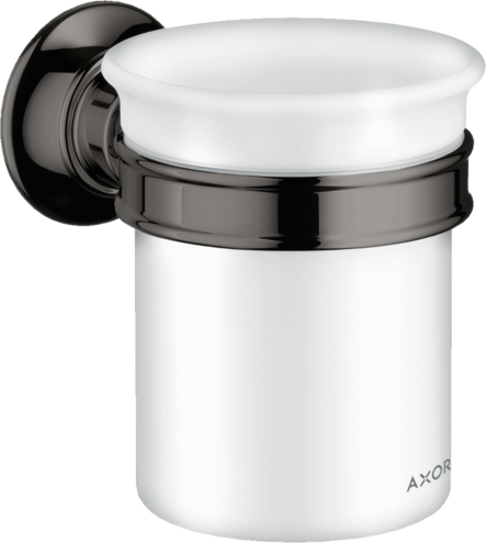 Купить купить стаканчик для зубных щеток axor montreux полированный черный, хром арт. 42134330