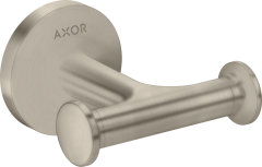 Двойной крючок AXOR Universal Circular, матовый никель арт. 42812820