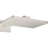 Купить купить верхний душ axor showersolutions, 1 jet, с держателем и квадратной розеткой, 460x270 мм, сталь арт. 35278800