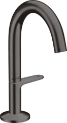 Смеситель для раковины Axor Select 140, со сливным клапаном Push-Open, шлифованный черный, хром арт. 48010340