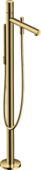 Смеситель для ванны AXOR Uno напольный AXOR с рукояткой zero, полированное золото арт. 45416990