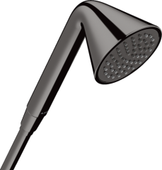 Ручной душ AXOR Showers/Front 85 1jet, полированный черный, хром арт. 26025330